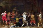 欧洲12-19世纪油画五_DUYSTER, Willem Cornelisz - Soldiers fighting over Booty in a Barn